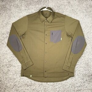 Pearl Izumi Canyon Alpha Long Sleeve Mens Mountain Jersey Button Up Size M‎